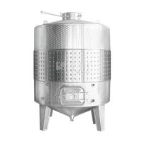 Réservoirs à bière brillante à enveloppe de refroidissement HG 2000L 2500L 20HL 30BBL pour la fabrication de bière en usine, maturation de la bière