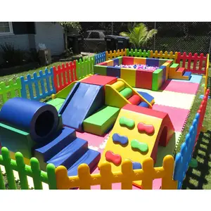 Venta al por mayor niños al aire libre Equipo De Juego Suave Softplay Ground Playground Equipment Soft Play Equipment Merry Go Round