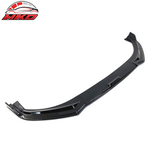 Lèvre de pare-chocs avant pour Ford Mustang Mach-E 2021-2025, style IKON, noir brillant, PP, 3 pièces, diffuseur, protection de menton - Product Image 3