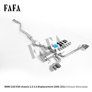 Para BMW 320i/328i/<span class=keywords><strong>330i</strong></span>/ F30/F35 <span class=keywords><strong>E90</strong></span> 2,0 T 2,5 3,0 2006-2020 Sistema de escape sintonizado CAT back tubo de escape válvula de escape electrónica - Product Image 2