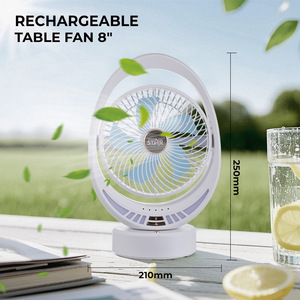 Ventilador de Mesa Winningstar de 8 Pulgadas, Ventilador de Escritorio Oscilante Silencioso con Alimentación USB - Product Image 4