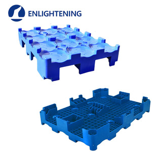 Paleta de plástico de tamaño común para botellas dispensadoras de agua, inyección de una sola vez - Product Image 2