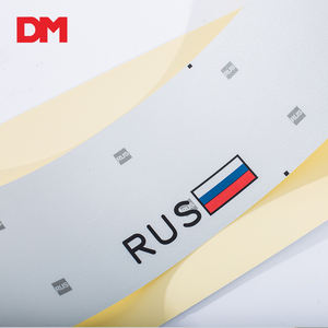 DM-pegatinas para placa de <span class=keywords><strong>matrícula</strong></span> de coche, tecnología antipostizas de alta calidad, tipo relieve, Rusia - Product Image 2