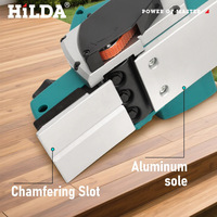 Cepilladora de madera de alta potencia transfronteriza, herramienta eléctrica multifuncional, cepilladora de espesor, cepilladora de mesa doméstica portátil 220V