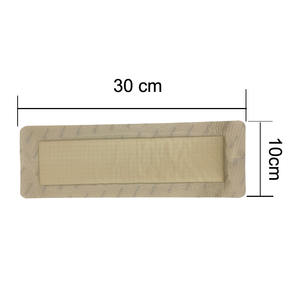 <span class=keywords><strong>Pansement</strong></span> médical 10x30cm avec bordure en mousse de <span class=keywords><strong>silicone</strong></span> super absorbante, imperméable, pour les soins des brûlures et la cicatrisation des plaies - Product Image 1