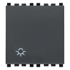 Light Button 1P 10A Grey 2M Wall <b>Switch</b> - Product Image 1