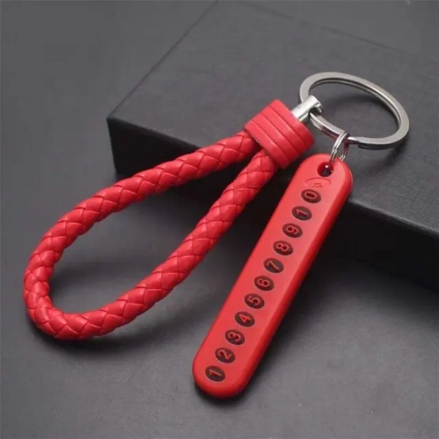 Chất lượng cao chống mất da tự làm dây đeo điện thoại số Keychain Dây Móc Khóa Móc Chìa Khóa Xe móc chìa khóa xe móc chìa khóa xe