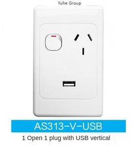 Enchufe e interruptor estándar australianos, toma de corriente dual USB AU, toma de corriente GPO individual con interruptor. - Product Image 5