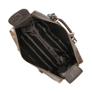 <span class=keywords><strong>Valigia</strong></span> dal Design Vintage in Vera Pelle, Borsa da Viaggio in Autentica Pelle Bovina <span class=keywords><strong>con</strong></span> <span class=keywords><strong>Ruote</strong></span> - Product Image 5