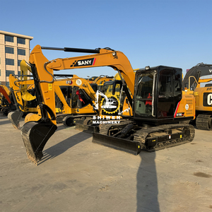 Excelente estabilidad excavadora usada SANY SY75Cpro 75C 60C 7TON mini excavadora excelente movimiento de tierras excavadora usada SY75Cpro en venta - Product Image 2