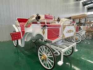 Charrette de luxe royale électrique pour mariage, chariot de chevaux à vendre - Product Image 3