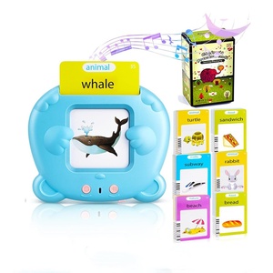 Lector de tarjetas flash recargable para niños pequeños: reconocimiento de voz, música, juegos entre padres e hijos – Tarjeta de memoria educativa para el aprendizaje - Product Image 3