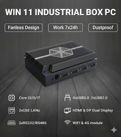 Mini PC industriel médical, processeur Intel de 11e génération Core I3/i5/i7, quad-core, DDR4, 4*RS232/RS485, 2*RJ45, contrôleur triple écran