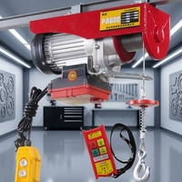 Mini-treuil électrique à câble PA1000 PA1200 PA500 110V 220V, petit treuil électrique filaire/sans fil avec commande CE, garantie usine 10 ans