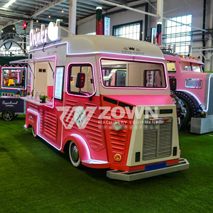 Carro de Comida Móvil Personalizado Tipo Tren de Fábrica, Totalmente Equipado para Sándwiches, BBQ, Comida Rápida y Pizza - Product Image 2