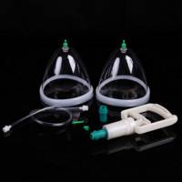 Vente en gros de tasses Hijama de fabricant chinois Ensemble de ventouses pour l'élargissement du sein pour la thérapie du sein Ensemble de ventouses par aspiration sous vide pour femme