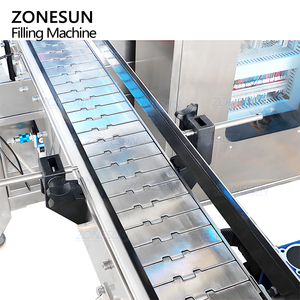 Machine de remplissage automatique ZONESUN ZS-VTPF4 à 4 têtes avec pompe à engrenages servo pour liquides visqueux et pâtes, avec dosage quantitatif pour lessive - Product Image 5