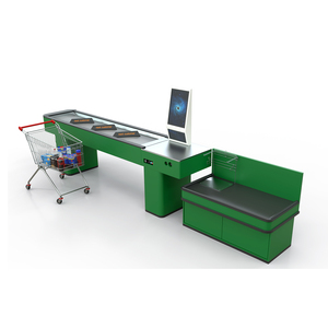Caja de Autoservicio con Cinta Transportadora Automática, Pantalla de Alta Definición y Asistente para Bolsas de Compra para Supermercados y Tiendas de Conveniencia - Product Image 1