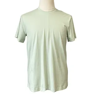 Camiseta slim fit de luxo para homens, camiseta de alta qualidade colorida de moda de verão 2024, ideal para homens