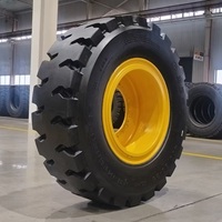 Nouvelle roue à roulement à billes anti-crevaison 400/80-25 en polyuréthane plein, capacité de charge lourde 530 kg, pour chariot de protection minier