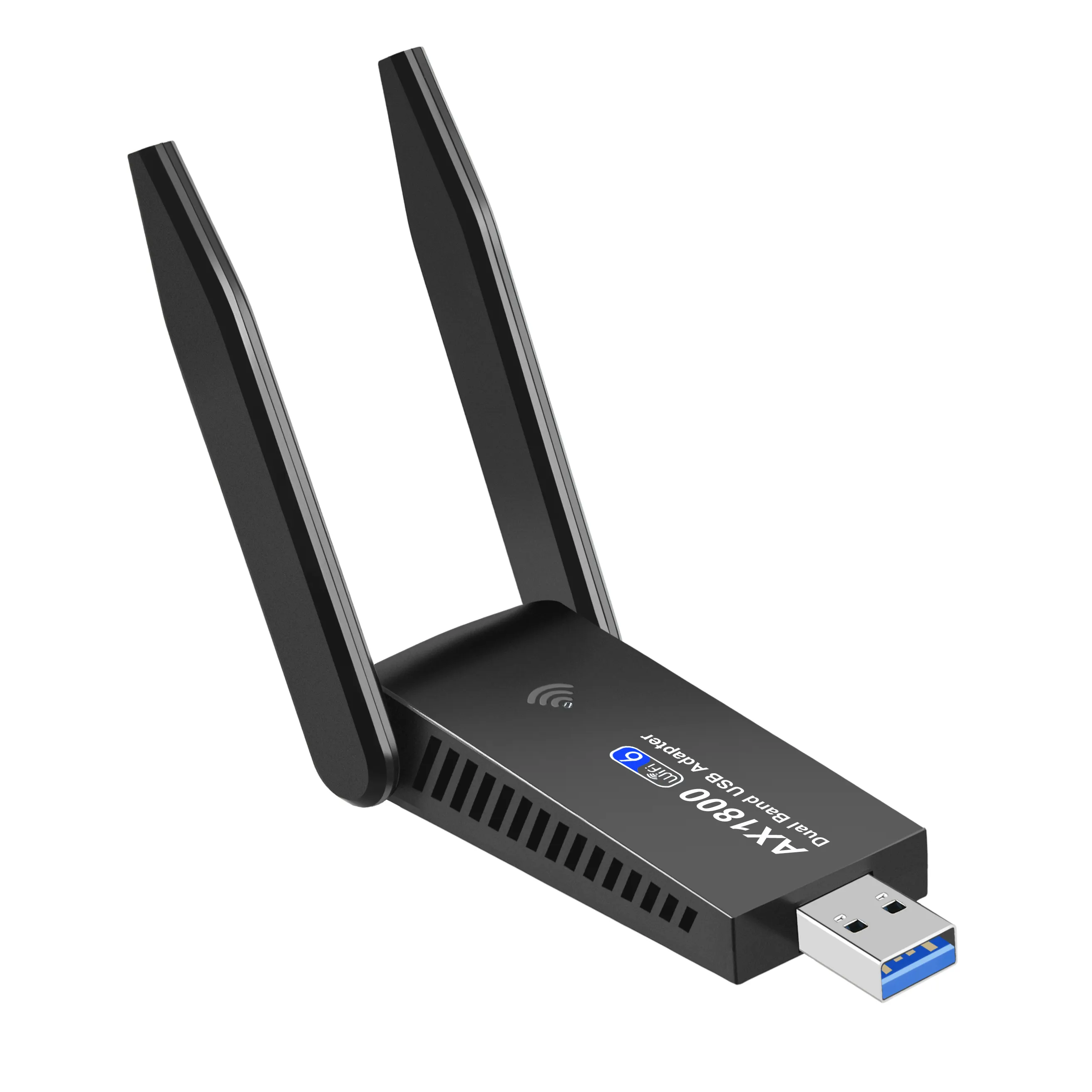 การ์ดเครือข่าย Wi-Fi ไร้สาย1800G/3.0 GHz สำหรับ Windows 7/AX1803 2.4 Mbps WiFi 6 USB 5.8การ์ดเครือข่ายอะแดปเตอร์เครือข่าย Dual Band 10/11
