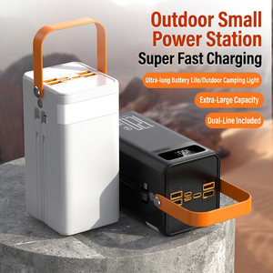 สถานีไฟฟ้าพกพา 100W ชาร์จเร็ว PD 3 พอร์ต Type-C แบตเตอรี่ลิเธียมโพลิเมอร์ สำหรับใช้งานฉุกเฉินกลางแจ้ง - Product Image 2