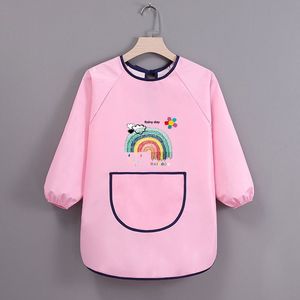 カスタマイズ可能な長袖防水書道と絵画小学校と幼稚園の料理のための子供のエプロン