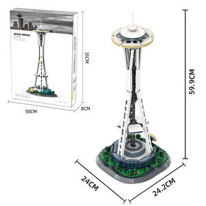 Wange 5238 Space Needle Seattle, 1075 Piezas, Bloques de Construcción, Modelo de Ladrillos, Juego de Bloques de Construcción Educativos para Niños, Juguete de Plástico - Product Image 5