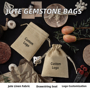 Tùy Chỉnh Đay Dây Kéo Túi Cho Hộ Gia Đình Sử Dụng Tái Sử Dụng Nhỏ Hàng Tạp Hóa Mua Sắm Tóc Giả Túi Cà Phê Đậu Bao Tải Vải Bố Túi - Product Image 3