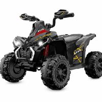 Quad électrique 4 roues pour enfants, jouet pour tout-petits, garçons et filles, avec pneus tout-terrain, lumières LED et siège