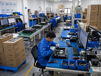 Ordinateur tactile industriel tout-en-un 15 pouces étanche IP65, compatible OEM/ODM, en stock pour terminaux de vente au détail