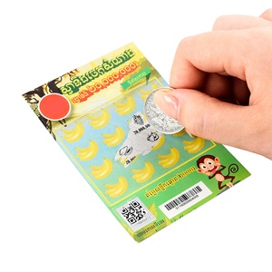 Custom <b>Scratch</b> Paper Card HD Printing <b>Scratch</b> Off Lottery Tickets Full Color Print Lottery <b>Scratch</b> Paper Cards - Product Image 5