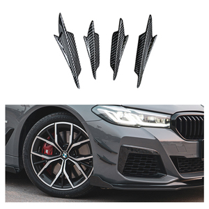 Alerones Laterales de Fibra de Carbono para Parachoques Delantero BMW Serie 5 G30 G31 LCI <span class=keywords><strong>M</strong></span> <span class=keywords><strong>Sport</strong></span> 520i 520d 530i 530d 540i 550i 2020-2023 - Product Image 1