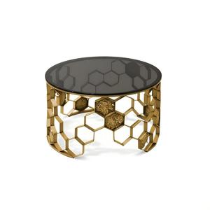 <span class=keywords><strong>Table</strong></span> basse de luxe créative et artistique, <span class=keywords><strong>table</strong></span> en métal haut de gamme pour maisons et villas de luxe, salons, <span class=keywords><strong>table</strong></span> basse ronde - Product Image 2
