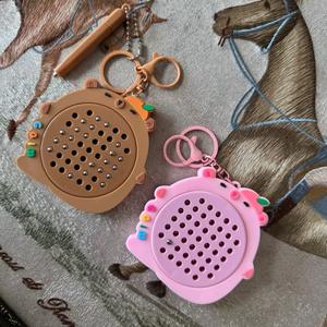 Nouveau porte-clés créatif anti-stress avec boule magnétique en acier, porte-clés mignon en plastique pour cartable, porte-clés anime, jouets - Product Image 1