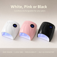 Lampe à LED UV sans fil 96W pour photothérapie, 45 LED, séchage rapide, lampe UV pour ongles rechargeable, sécheuse à ongles pour tous les vernis gel
