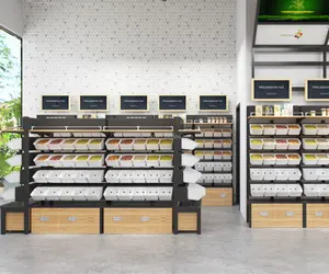 Lebensmittelgeschäft Metall-Supermarktregale Lozier-Gondel-Regal Einzelhandelsgeschäft Regale Metall-Supermarkt-Gondel-Regal zu verkaufen