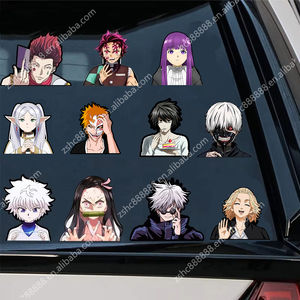 Zero Two DARLING In The FRANXX 3D Motion Car Stickers 3D Lenticular Impresión Pegatina Personaje Impermeable Anime Decoración - Product Image 6
