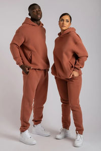 Ensemble de <span class=keywords><strong>jogging</strong></span> 2 pièces pour femmes avec logo personnalisé, ensemble de survêtement pour femmes en gros, ensemble de survêtement oversize à manches longues avec sweat-shirt et pantalon de <span class=keywords><strong>jogging</strong></span> - Product Image 2