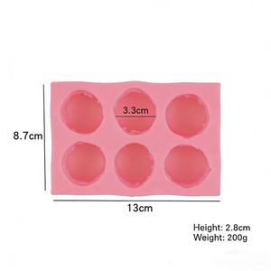 3D Macaron Silicone Mold, Macaron & Hamburger Baking Mould, Candle & Muffin Pan, Cake Decorating, <b>Mini</b> <b>Soap</b> & Bath Bomb Mold - Product Image 2