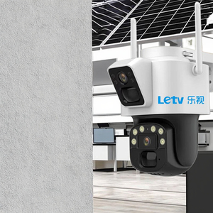 กล้องพลังงานแสงอาทิตย์ Letv 360การเฝ้าระวังแบบพาโนรามาการป้องกันทุกสภาพอากาศด้วยการมองเห็นกลางคืน24/7และพลังงานแสงอาทิตย์365วัน - Product Image 1