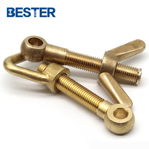China Manufacturer M4 <strong>Brass</strong> Aluminum Joint Lifting Ring Screws Fish Eye Dog <strong>Bolt</strong> <strong>and</strong> M2.5 <strong>Wing</strong> butterfly <strong>Nut</strong> - Product Image 5