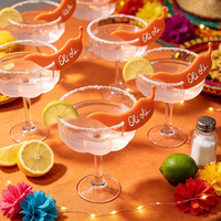 Etiqueta Personalizada de Acrílico para Vaso de Vino con Diseño de Chile, Identificador de Bebidas para Bodas, Fiestas y Banquetes, Decoración, Suministro Directo de Fábrica