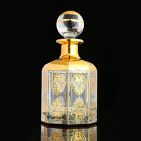 CJ-Luxe Réel Décoratif Vintage Vide Arabe 450ml Affichage Bouteille De Parfum Décanteur Huile Essentielle Bouteilles En Verre