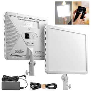 Panneau lumineux LED bicolore GODOX P260C PRO 2800-6500K, <span class=keywords><strong>lampe</strong></span> vidéo de studio à intensité variable pour la production vidéo et le vlogging - Product Image 1
