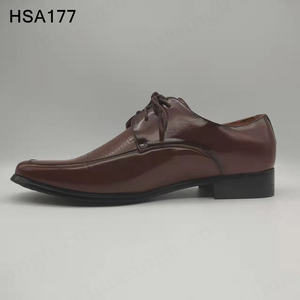 HY, Stivali <span class=keywords><strong>Eleganti</strong></span> da <span class=keywords><strong>Uomo</strong></span> con Punta Quadrata e Lacci, Popolari nel Mercato Russo, per Occasioni Formali, Facili da Curare, Scarpe Business HSA176 - Product Image 3