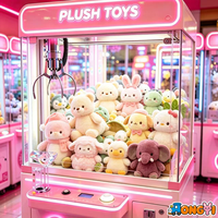 STOCK 8 Zoll Katze Bär Capybara Plüschpuppe Niedliches Entspanntes Design Weiches Spielzeug für Greifautomaten Großhandel für Trendige Geschenkeläden