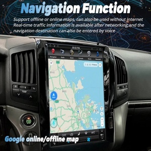 16inch for Toyota Land Cruiser LC200 2008-2015 Stereo Car Radio Multimedia Player Android Vertical Screen CarPlay <b>GPS</b> <b>Navigation</b> - Product Image 5