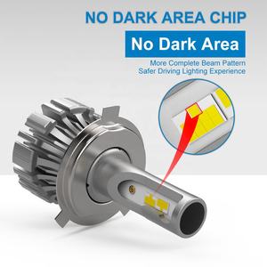 Mini phare de voiture Led sans ventilateur, vente en gros d'usine NF H13 HB3 H15 H16 Led phare H11 H7 H4 HB4 880 881 Led projecteur - Product Image 3