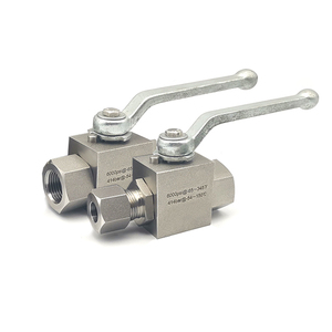 Vanne à boisseau sphérique manuelle à 2 voies en acier inoxydable forgé au titane DN15 40Mpa, raccordement NPT, pour eau haute température, OEM - Product Image 6